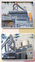 毕会敏牛仔裤画作品
