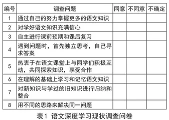 新课标视域下指向深度学习的初中语文大单元教学策略研究