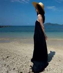 在海边