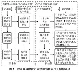 职业本科院校产业学院功能定位与实现路径