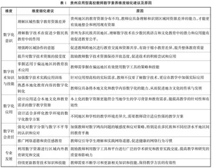 数字化转型背景下贵州应用型高校教师数字素养培养路径与评价研究0