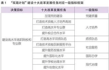 基于OPPM理论的全过程“双高计划”绩效评价指标体系构建研究