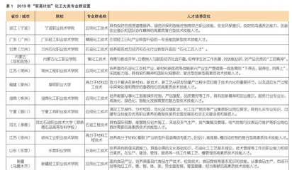 “双高计划”背景下高职院校高水平化工专业群建设方案的特征与反思