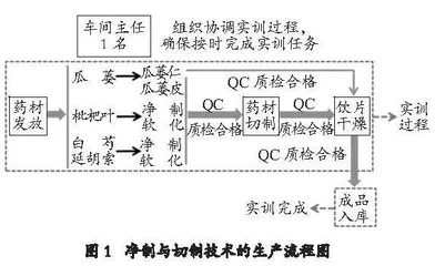基于饮片生产过程导向和角色扮演的“中药炮制实训”课程教学研究