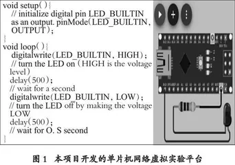 基于数字孪生的单片机项目式教学研究