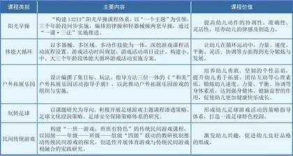 构建园本“和美”体育游戏课程实践探究