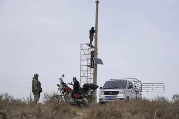 内蒙古东乌珠穆沁旗志愿者自购监控设备监测候鸟状况2