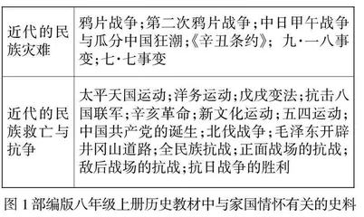 在初中历史教学中培养家国情怀