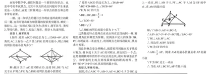 浅谈初中数学四边形中的线段最值问题