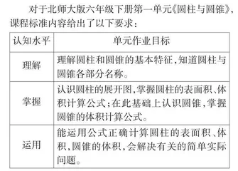 探索“双减”背景下的小学数学单元作业设计
