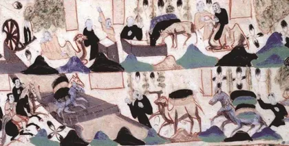 敦煌壁画里的“一带一路”形象2