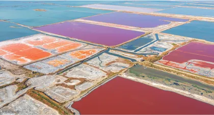 中条彩池——运城盐湖