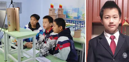 沐浴科技之光的STEM大男孩