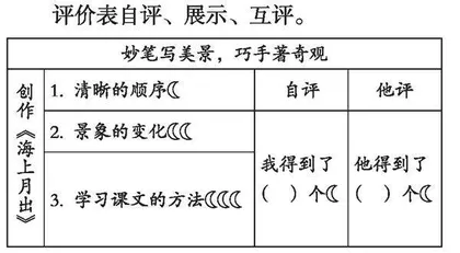小学语文四年级下册《海上日出》教学设计