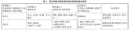结构化思维在道德与法治中考复习中的运用对策分析
