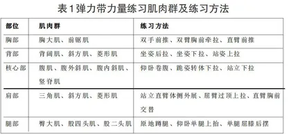 弹力带在高校大学生体育教学中的运用