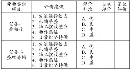 小学二年级综合实践活动 “整理床铺我能行”教学设计