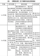 科学探究实践中学生观察能力存在的困境与提升策略