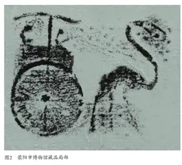 汉画像砖中的“鹤拉车”图