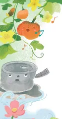 转圈圈的磨盘南瓜