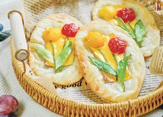 郁金香饼和小狗年糕