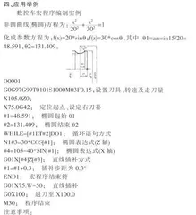 浅谈数控宏程序编程