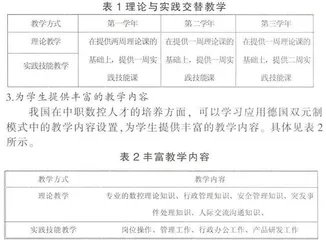 德国双元制模式下中职数控人才的培养