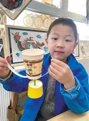 幼儿园里这样迎亚运