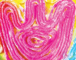 缠缠绕绕毛线画