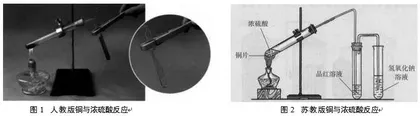 铜与浓硫酸反应实验分析及创新改进