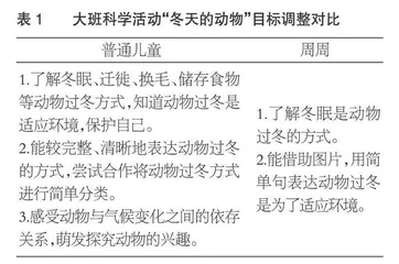 学前孤独症儿童目标导向课程调整的个案研究