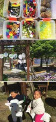 中大班户外美术活动：创意花开，美在自然7