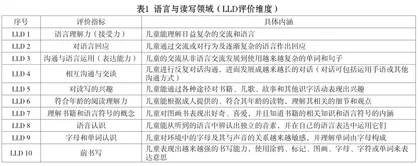 家园合作开展学前儿童语言发展评价
