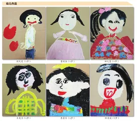 大班绘画活动：漂亮妈妈2