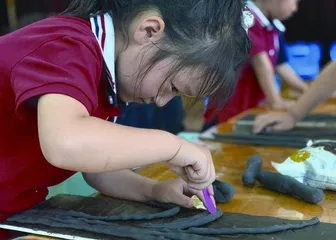 大班仿铜画活动：禾下乘凉梦1
