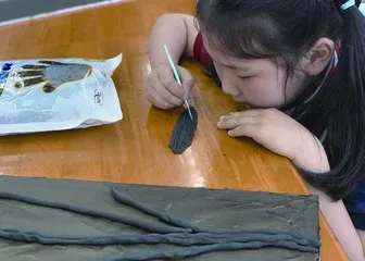 大班仿铜画活动：禾下乘凉梦3