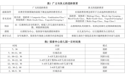 美国学前混龄教育的实践探索及其启示