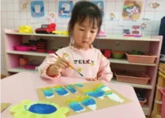 小班综合美术活动:只此青绿3