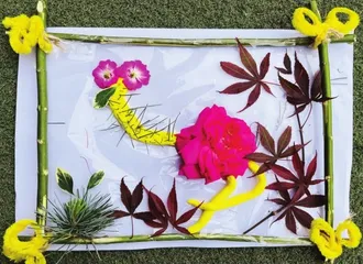 “摆”变花瓣 自然创想9