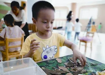 中班综合美术活动:小鸟的家1