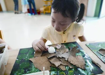 中班综合美术活动:小鸟的家3