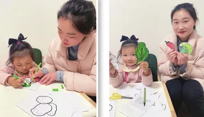 和蔬菜宝宝做游戏