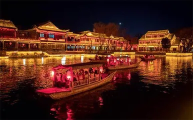 台儿庄古城活着的古运河