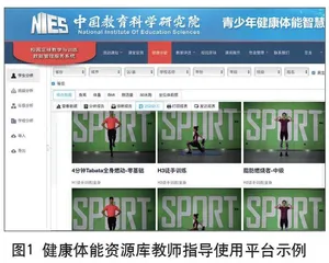 中小学体质健康提升资源库总体设计研究