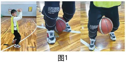 “原地单手肩上投篮”的教学小妙招