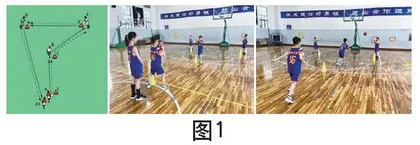 “Y”形组织形式在篮球传接球训练中的运用