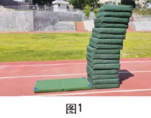 妙用体操垫 巧练脚蹬墙手倒立