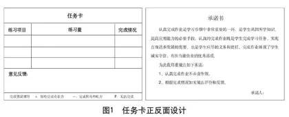 中小学体育课外作业的设计及注意事项 