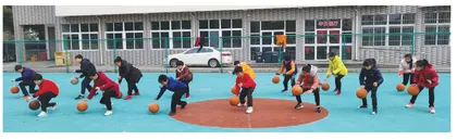 小学体育课堂中提高学生 篮球实战能力的策略