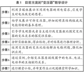 基于学习进阶理论的“变压器”教学实践探究